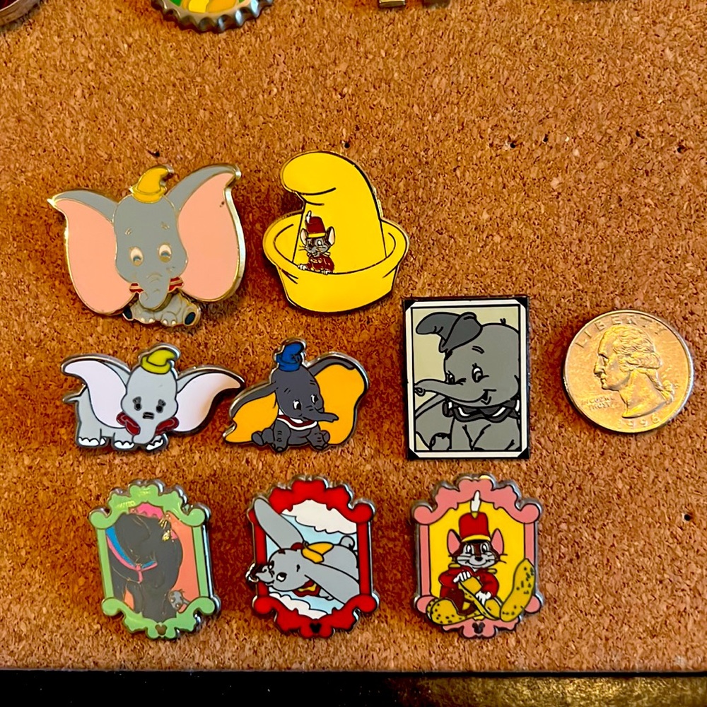 Assorted Disney Dumbo Trading Pins